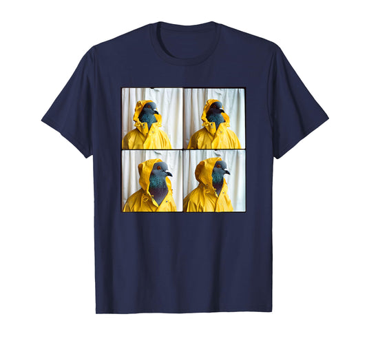 Funny Pigeon Photobooth Weird Animal Pigeon Fancier T-Shirt