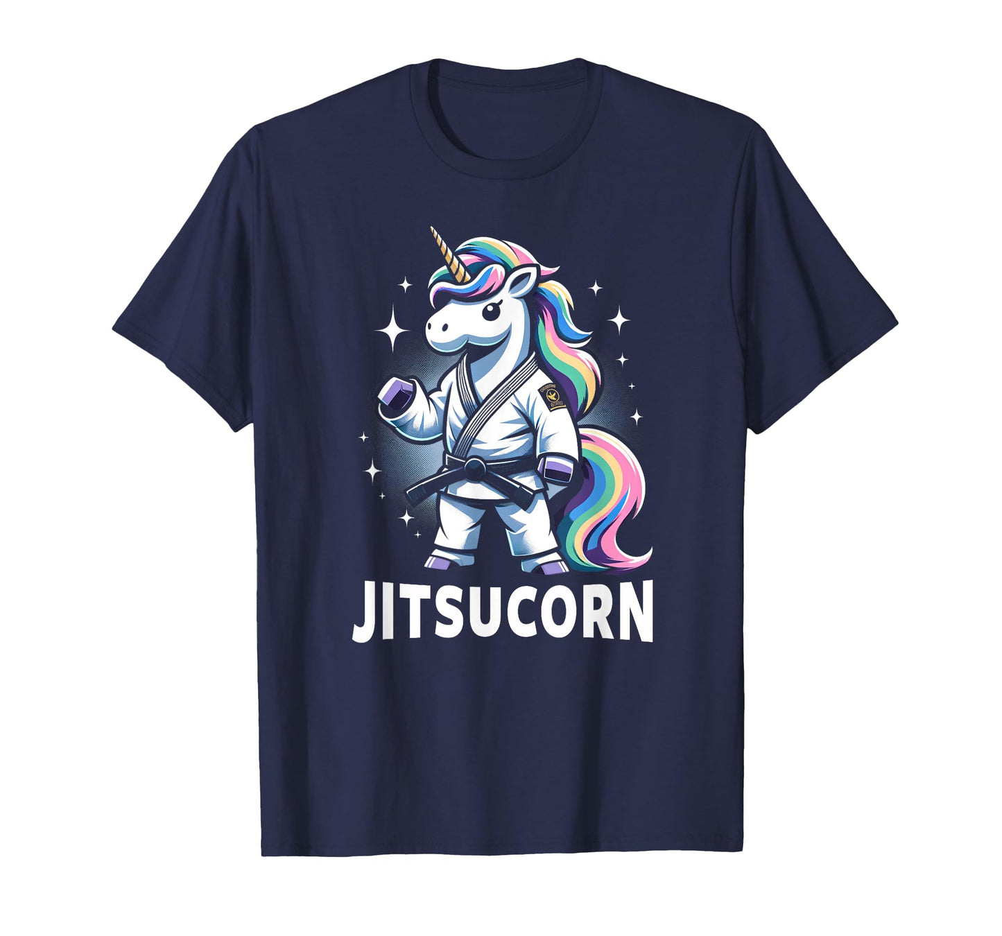 Funny Self Defense BJJ Shirt Cute Unicorn Jiu Jitsu T-Shirt