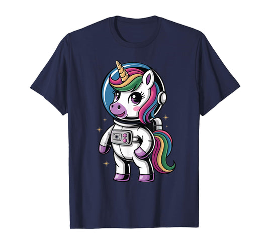 Astronaut Unicorn Cute Space Toddler Girls Kids Women T-Shirt