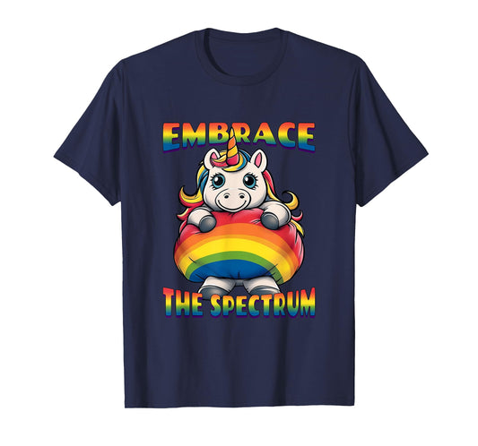 Embrace the Spectrum: Autism Awareness Unicorn T-Shirt