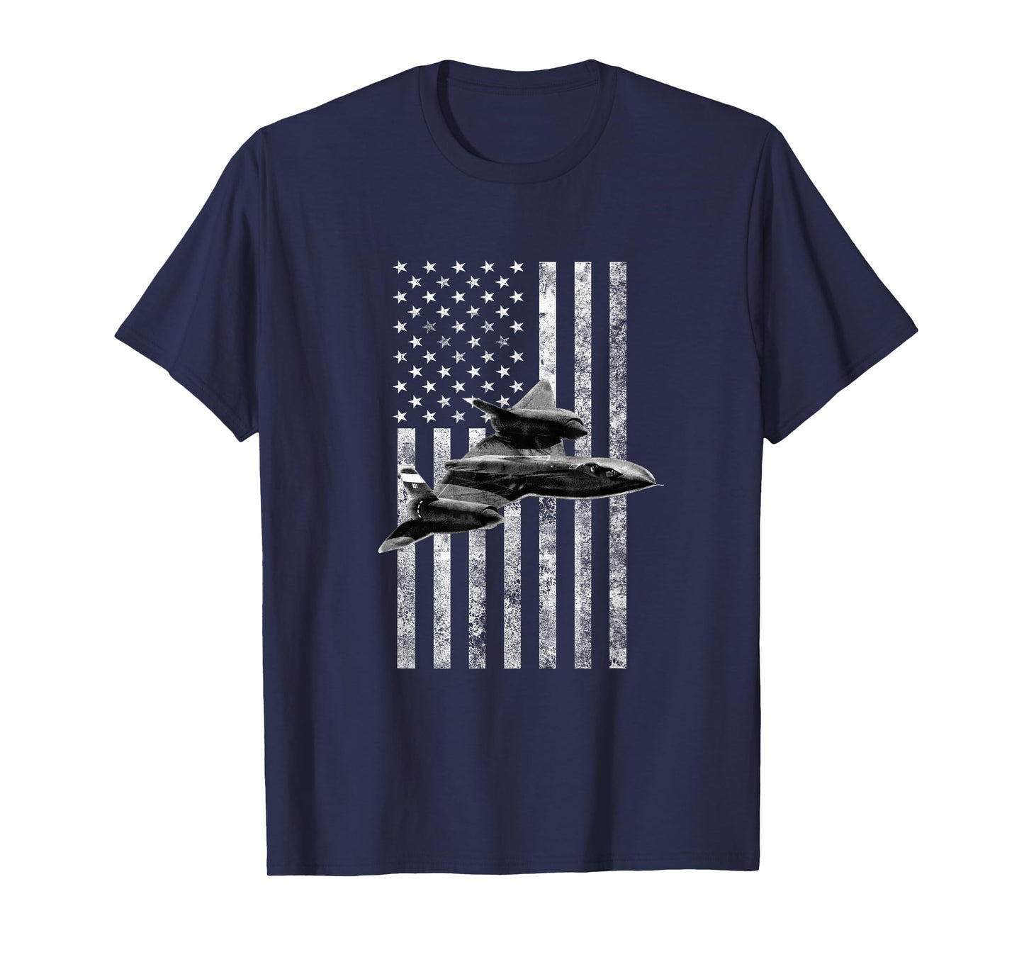 SR-71 Blackbird American USA Flag Tee - Military T-Shirt T-Shirt