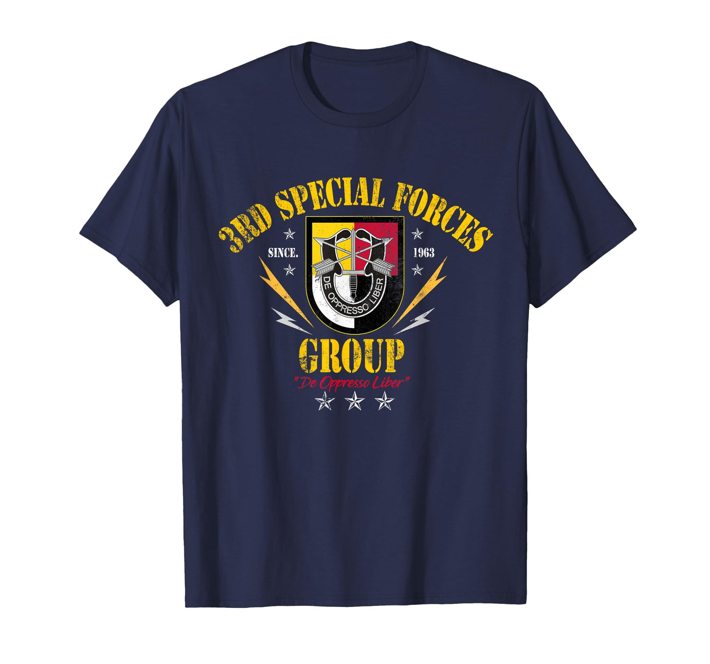3rd Special Forces Group Veteran T Shirt Military Patriotic T-Shirt