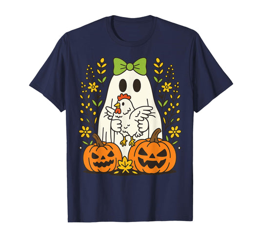 Ghost Chicken Halloween T-Shirt