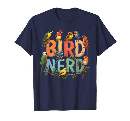 Bird Nerd Funny Bird Watching Birding Bird Lover Watcher T-Shirt