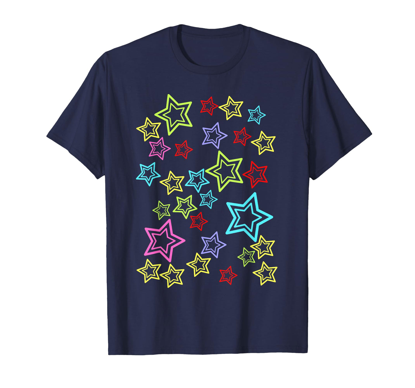 Retro Children's Stars 80s Star Teen Children Girls Boys T-Shirt