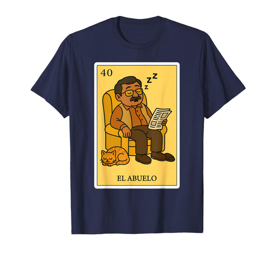El Abuelo Dormilón | Spanish-Mexican Bingo Gifts for Abuela T-Shirt