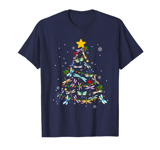 Funny Dragonfly Christmas Tree Ornaments Kids Men Women T-Shirt