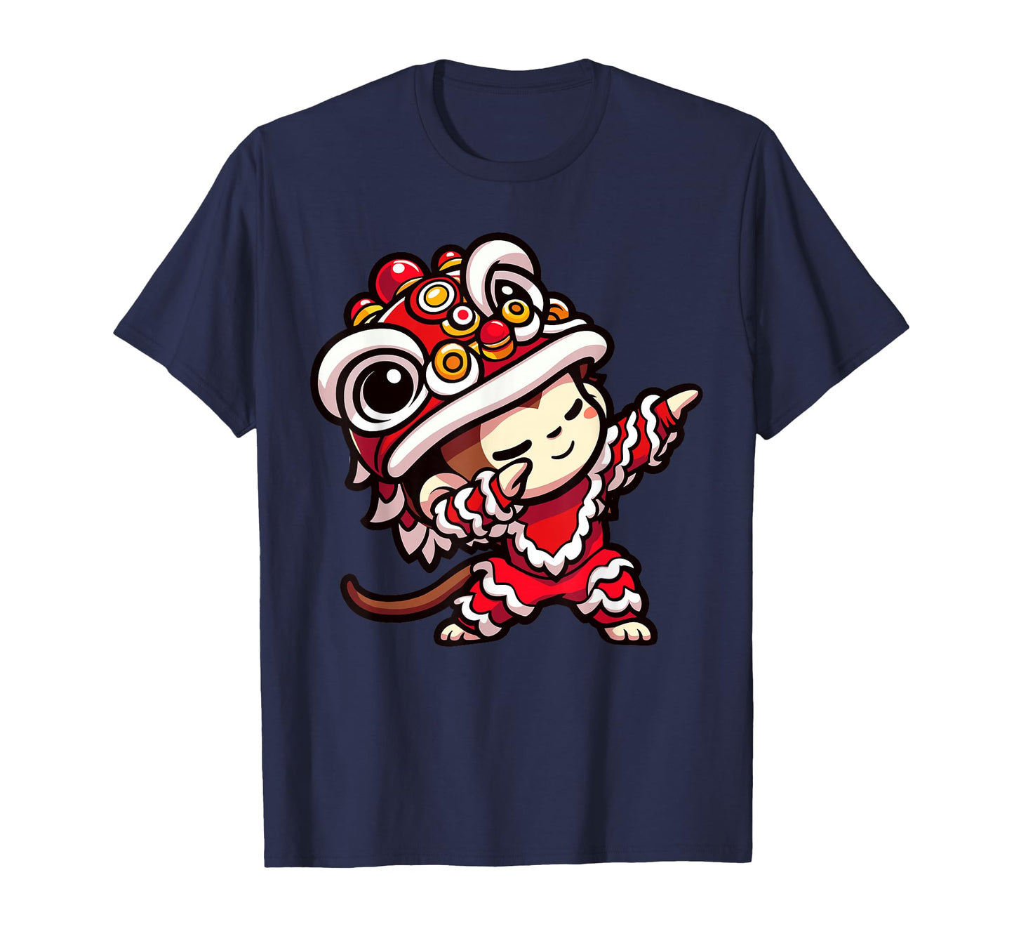 Chinese Lunar New Year 2025 - Dabbing Monkey Lion Dance T-Shirt