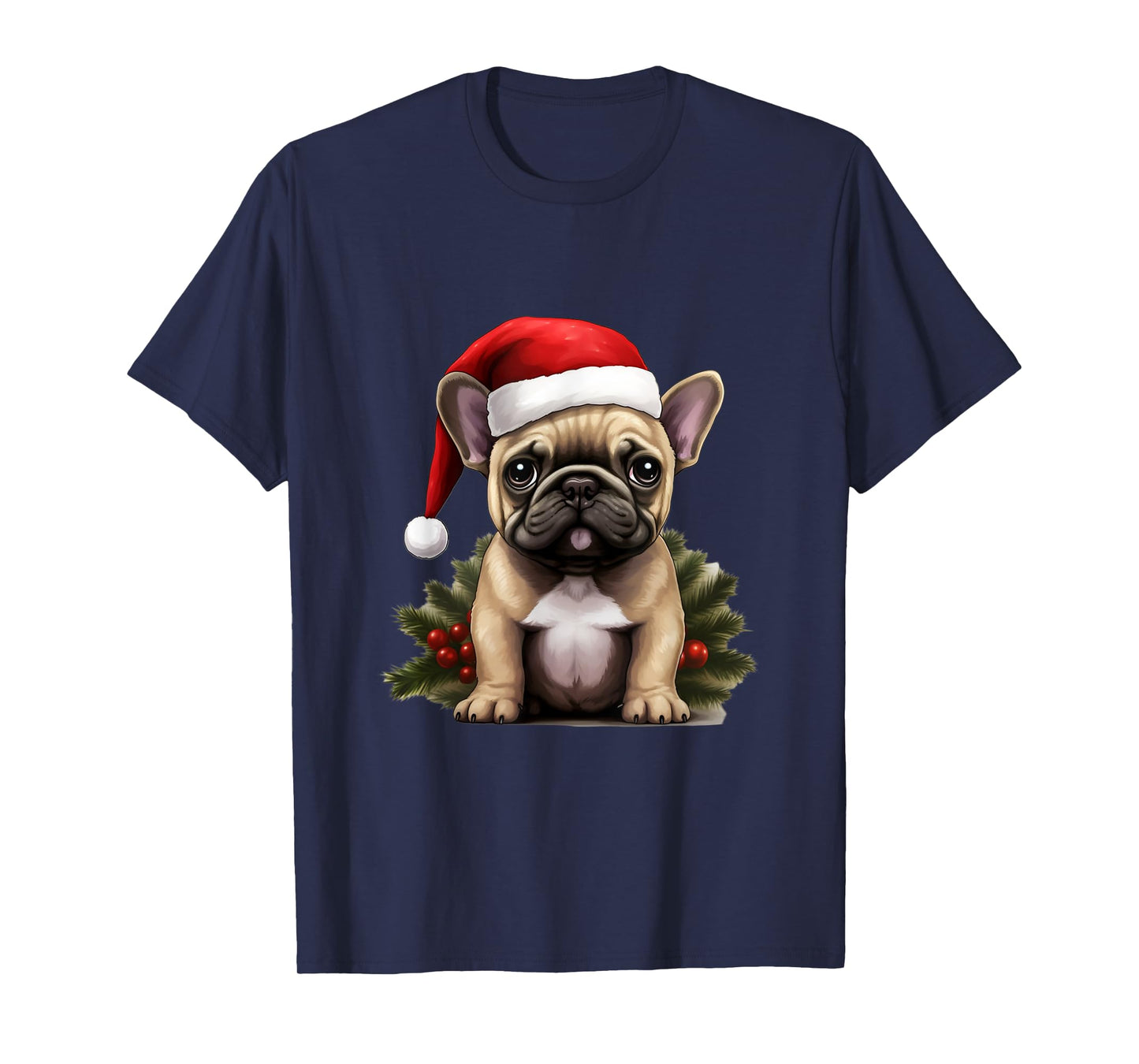 Christmas French Bulldog - French Bulldog Christmas Men Women Kids T-Shirt