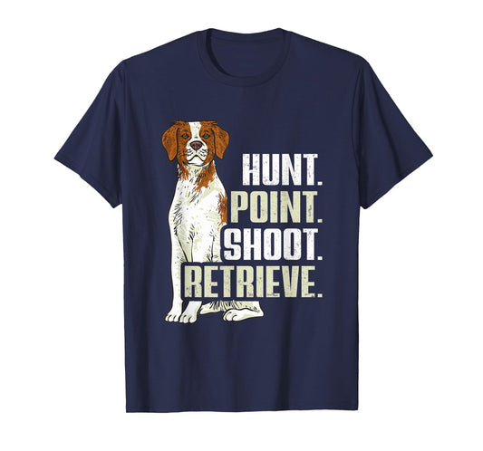 Brittany Spaniel Hunting Brittany Dog T-Shirt