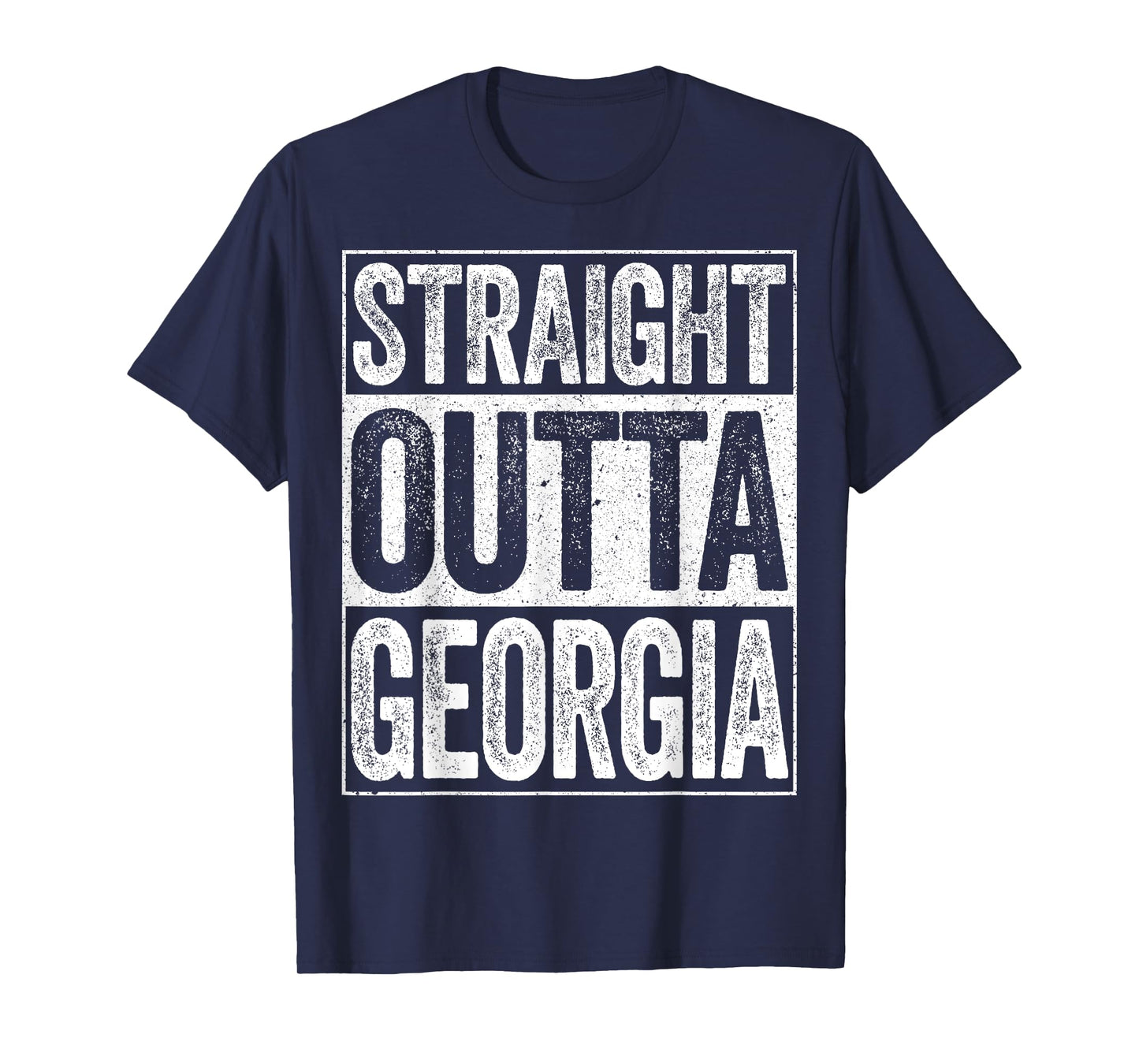Straight Outta Georgia T-Shirt GA State Shirt T-Shirt