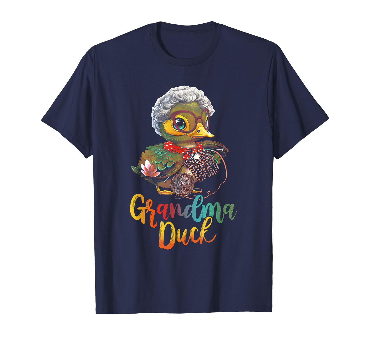 Grandma Duck Cute Grandmother Rubber Duck Grandparents Day T-Shirt