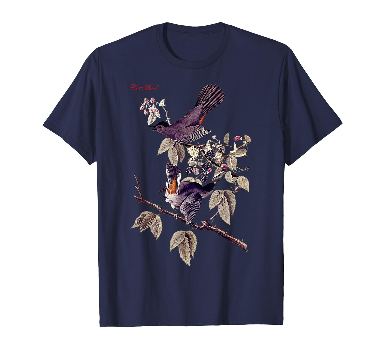 Audubon Cat Bird North American Birds Education Nature T-Shirt