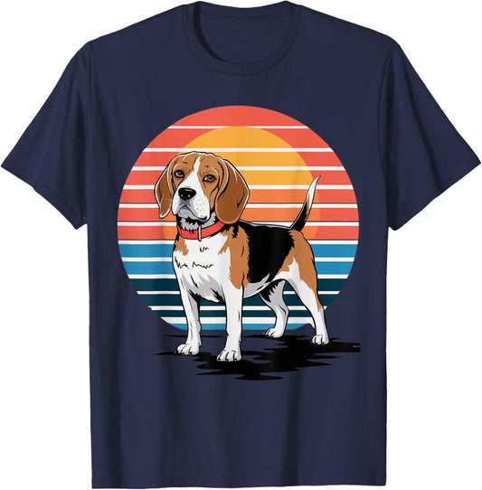 Retro Beagle Vintage Dog Lover Gifts for Men Women Kids T-Shirt
