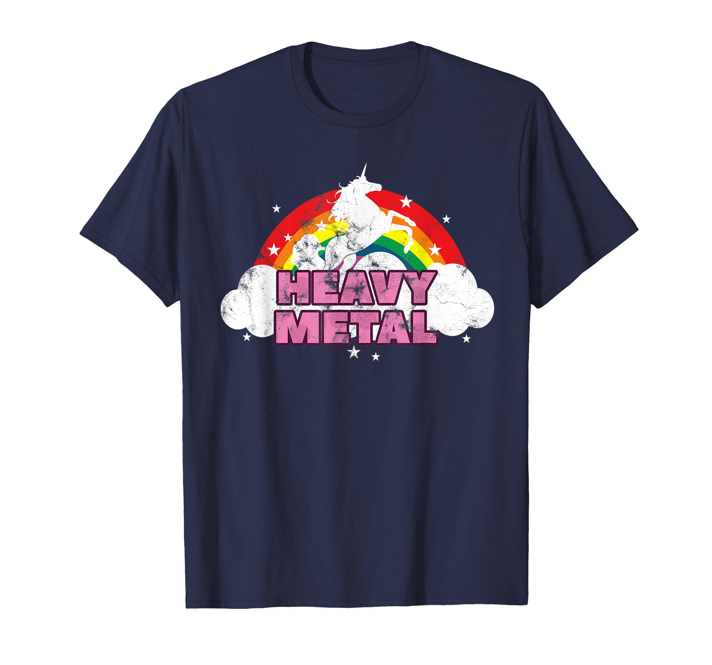 Cute Heavy Metal Unicorn Graphic Men Woman Kids T-Shirt