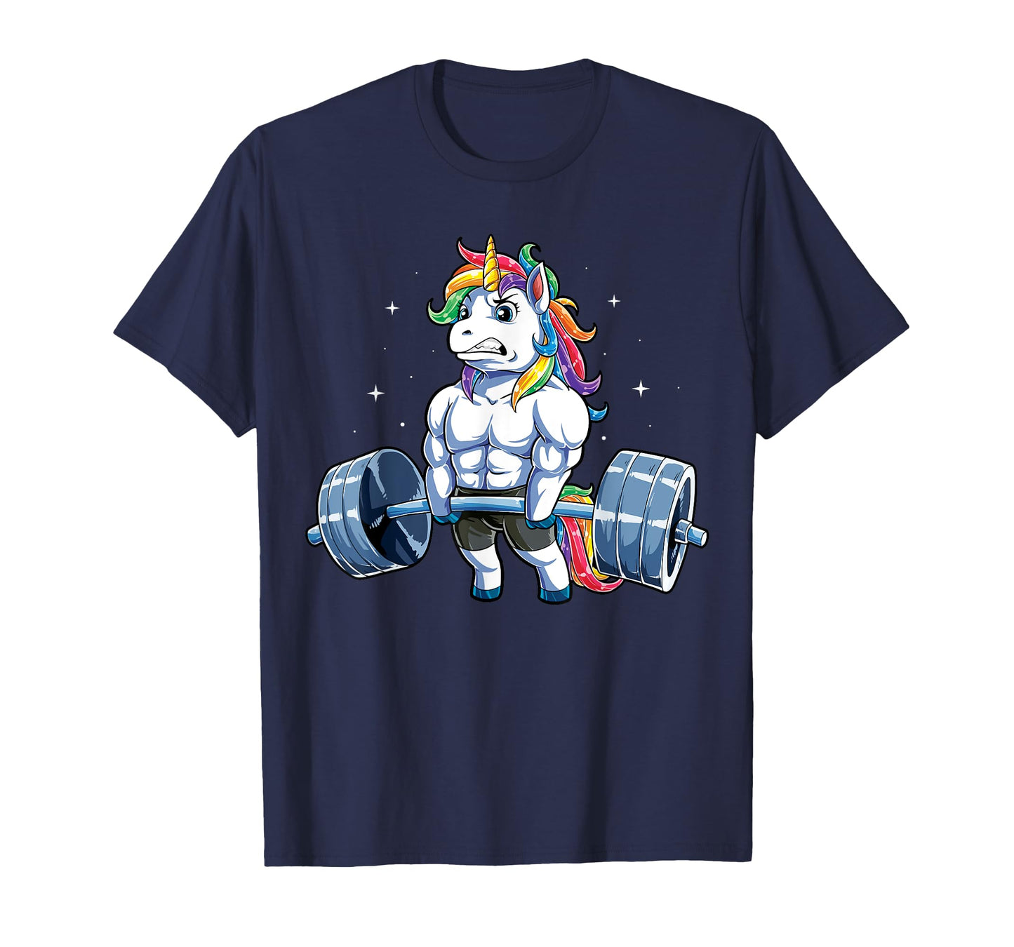 Unicorn Weightlifting T shirt Deadlift Fitness Gym Women Tee T-Shirt