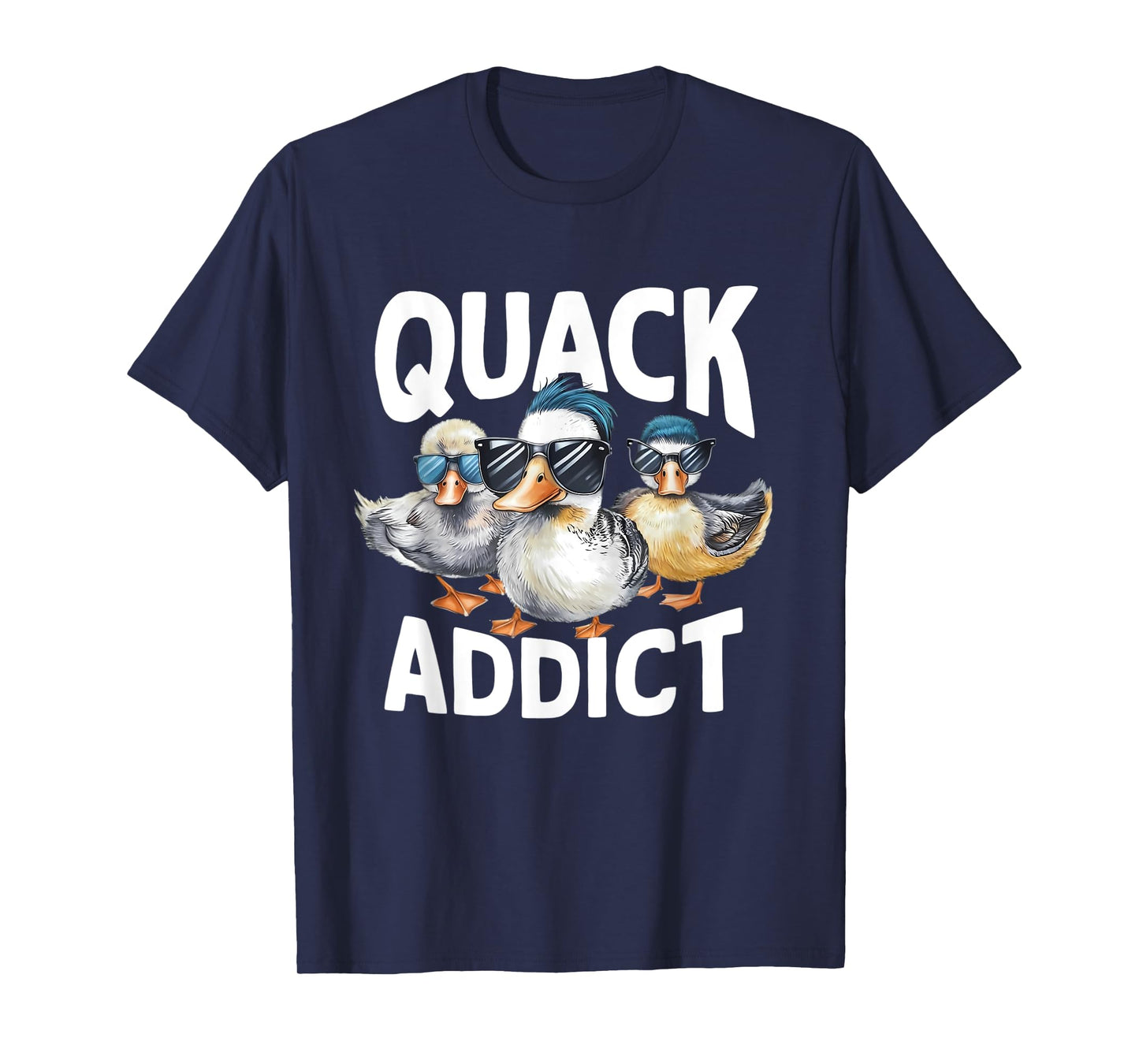 Quack Addict Funny Mallard Duck Lover T-Shirt