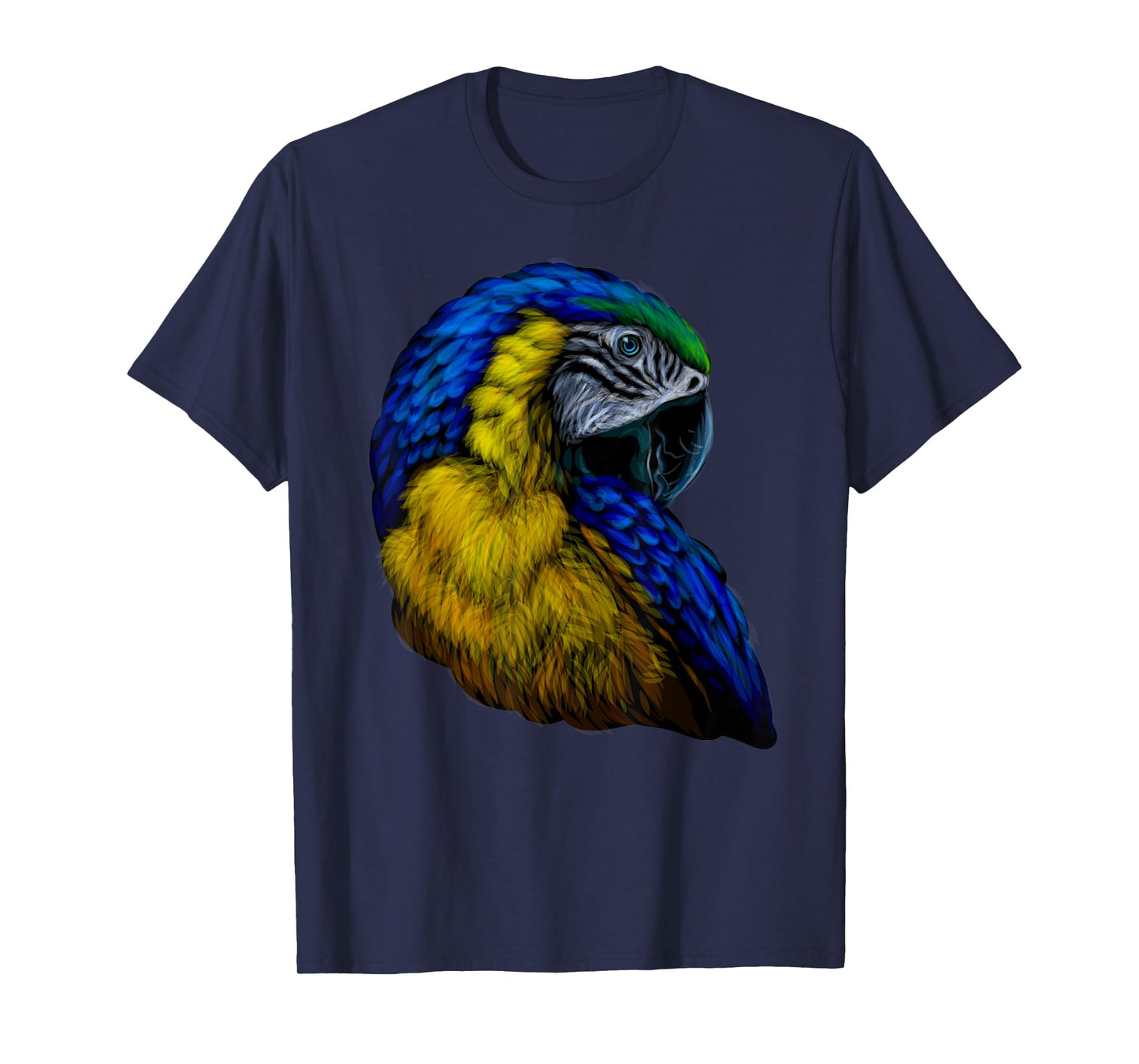 colorful scarlet Macaw parrot bird Hand drew for lovers Art T-Shirt