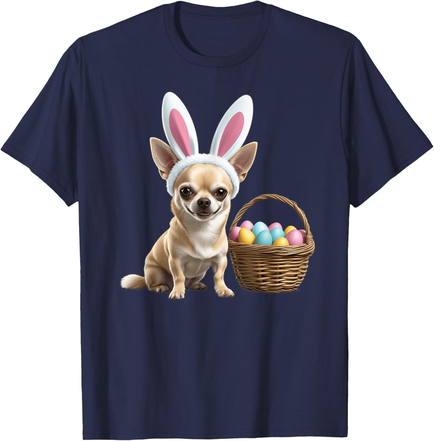 Easter Chihuahua, Cute Light-Colored Dog T-Shirt