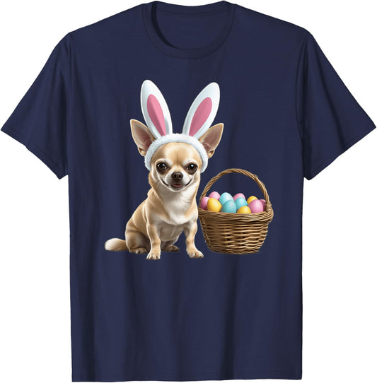 Easter Chihuahua, Cute Light-Colored Dog T-Shirt