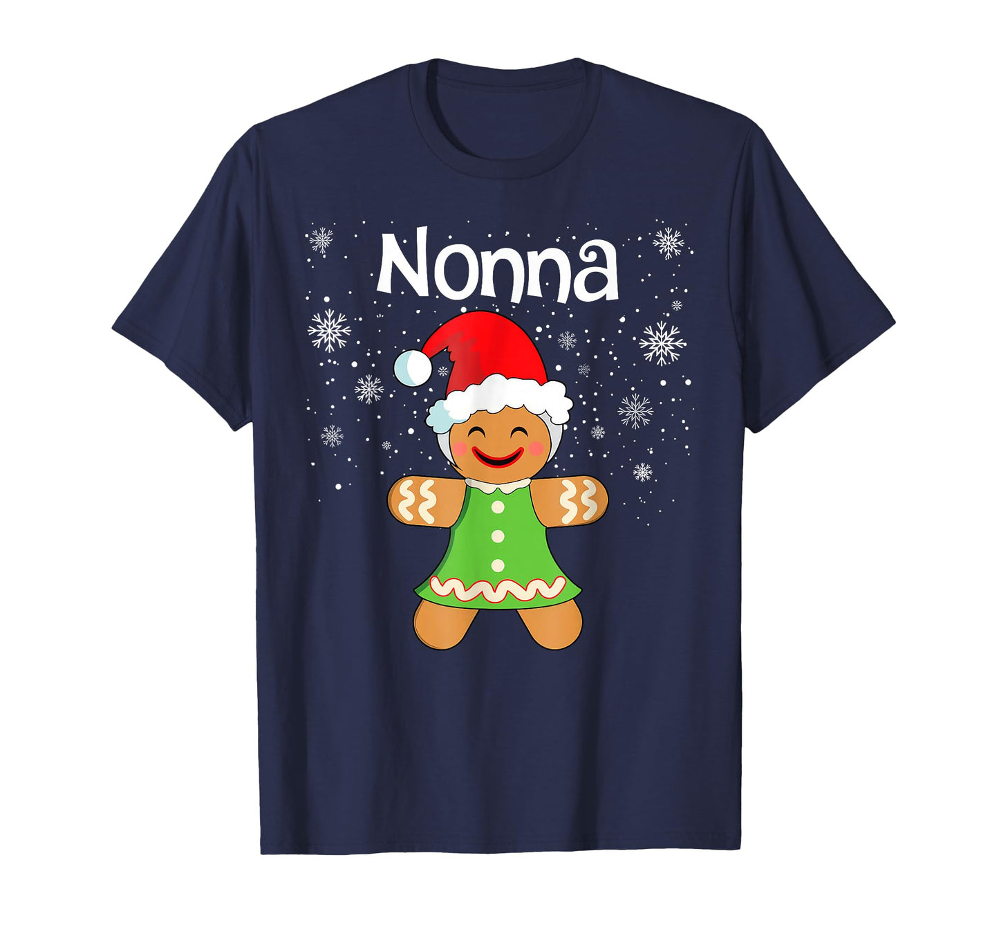 Nonna Gingerbread Family Matching Christmas Women T-Shirt