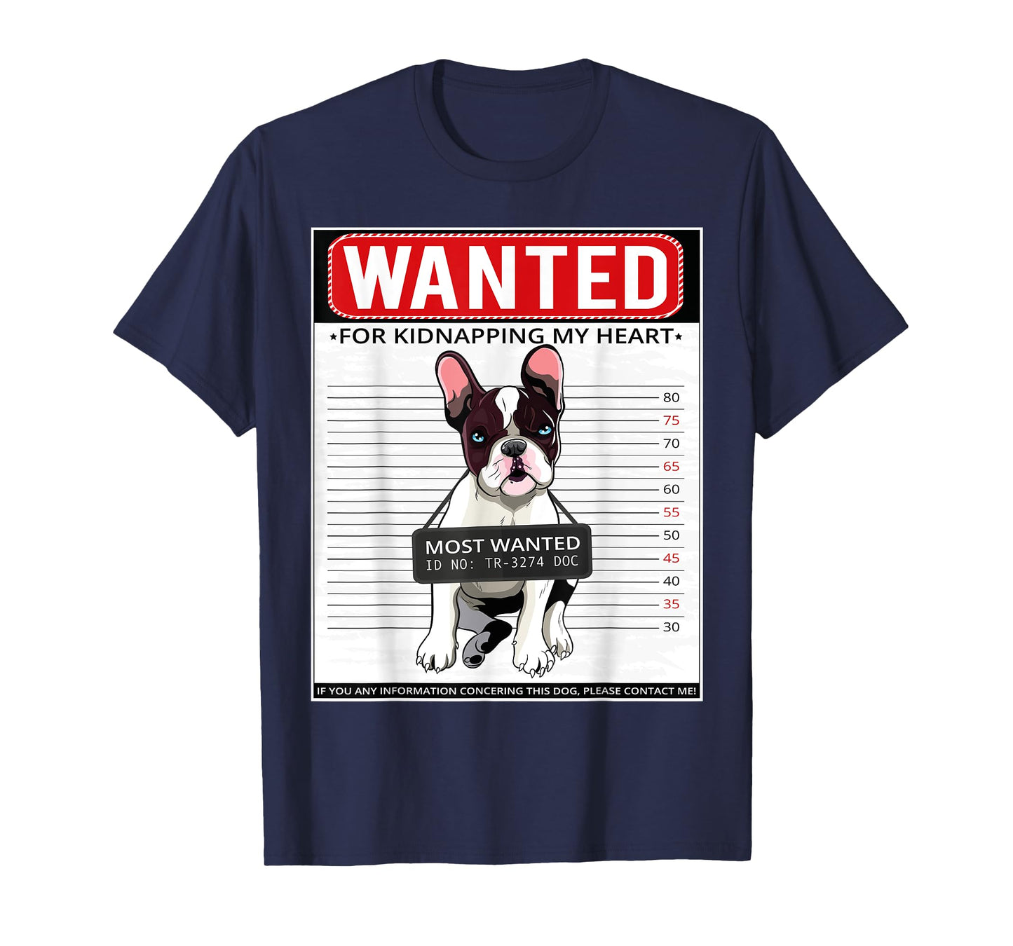 French Bulldog Frenchie Dog T-Shirt for Men Women Girls Kids