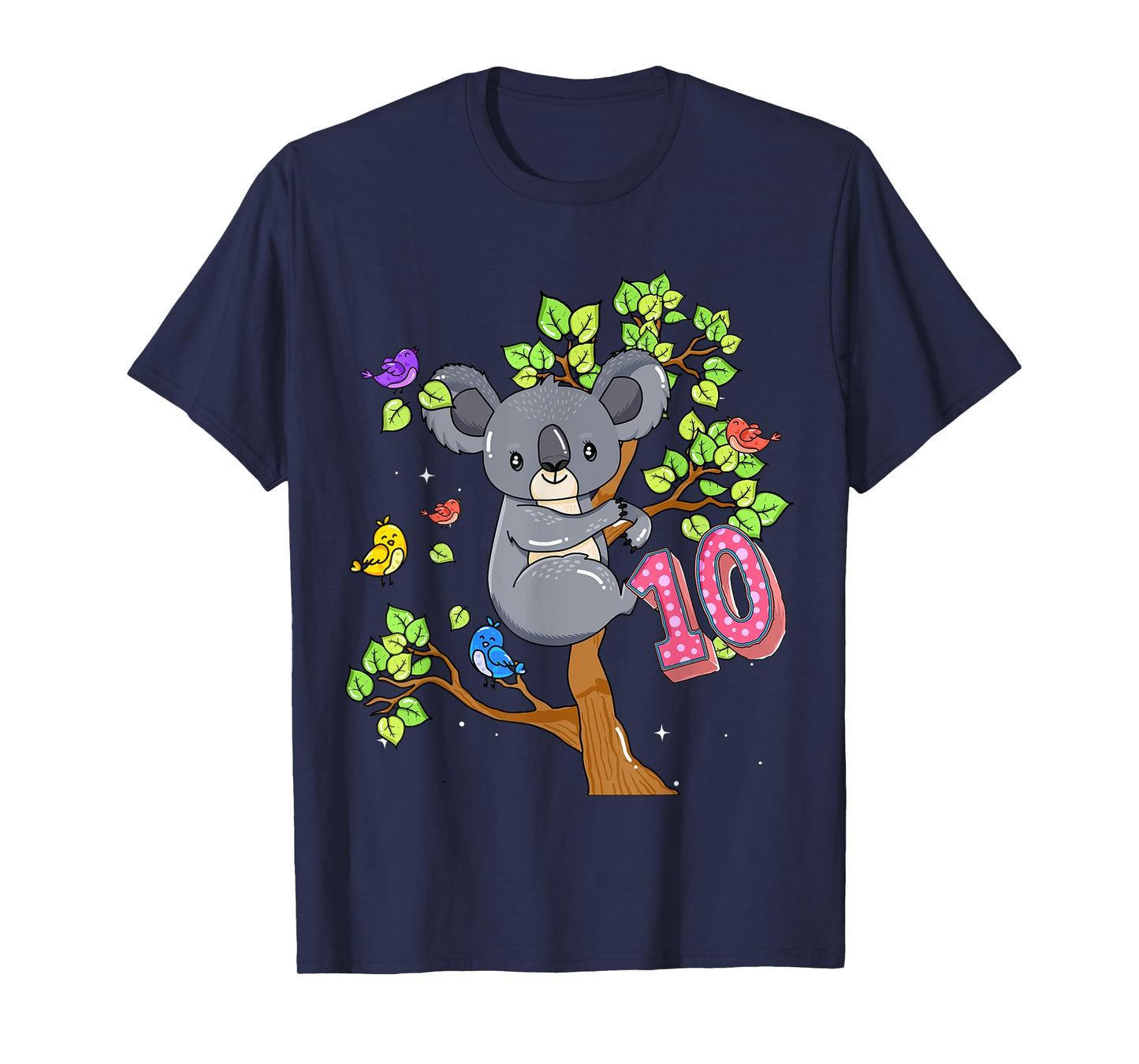 Koala Bear 10th Birthday Girl 10 Year Old Birthday Koalas Bd T-Shirt
