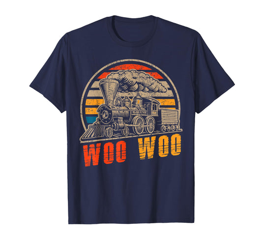 Vintage Trains Woo Woo Retro Vintage Train T-Shirt