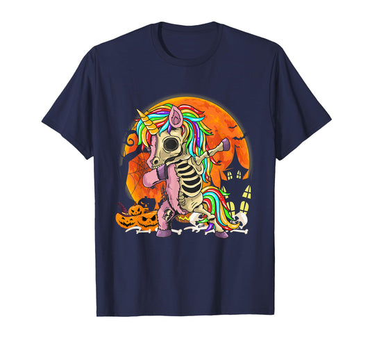 Zombie Unicorn Spooky Halloween boy girl Toddlers Zombiecorn T-Shirt