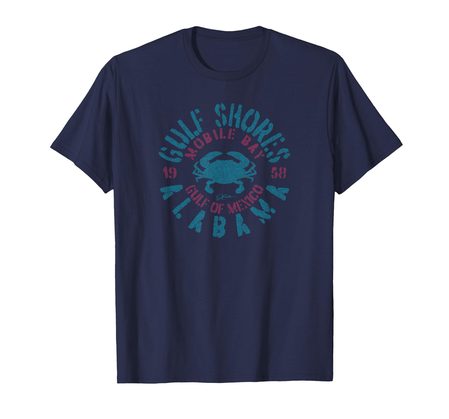 JCombs: Gulf Shores, AL, with Blue Crab T-Shirt