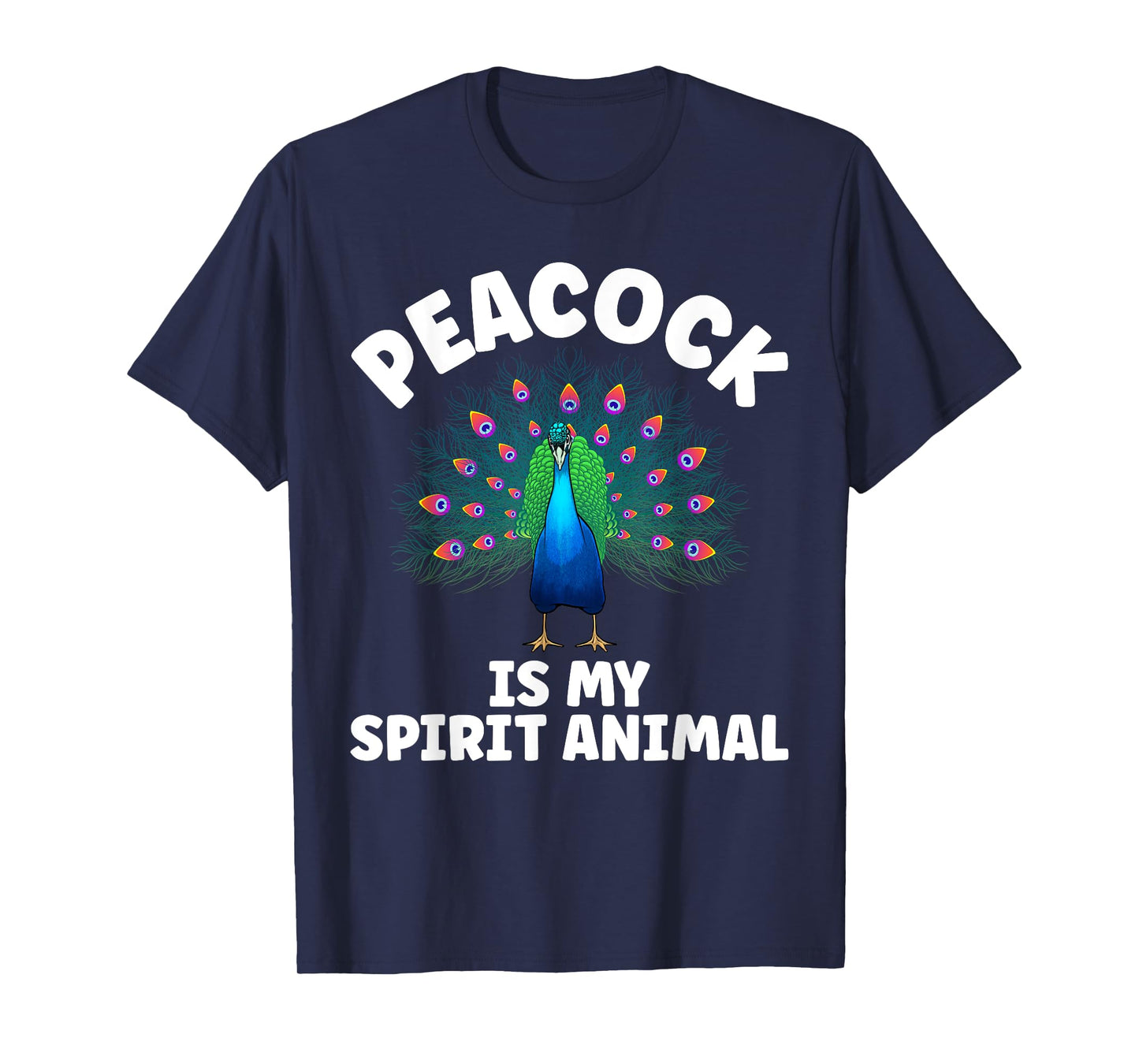 Funny Peacock Design For Men Women Pheasant Peacock Lovers T-Shirt
