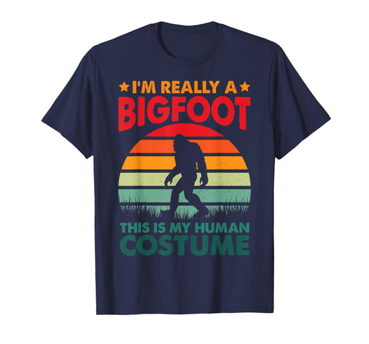 This is My Human Costume Bigfoot Social Distancing Champion T-Shirt