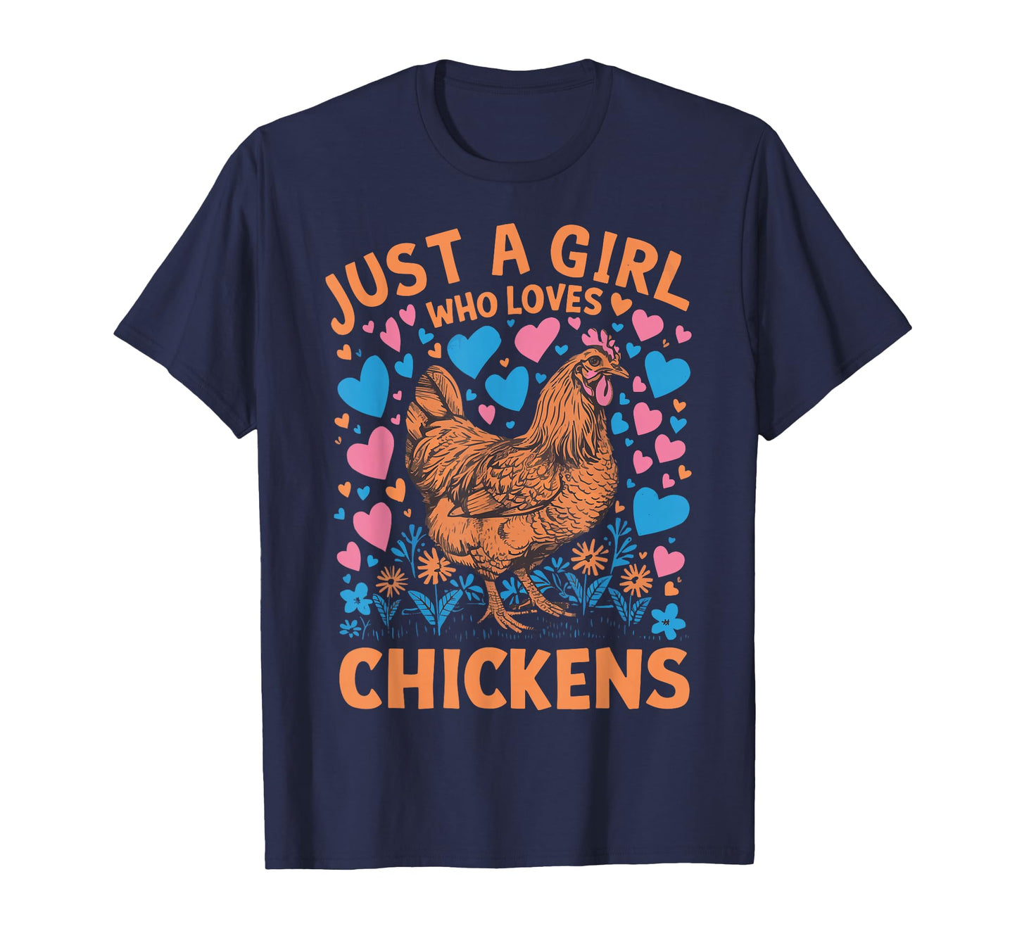 Just A Girl Who Loves Chickens T-Shirt