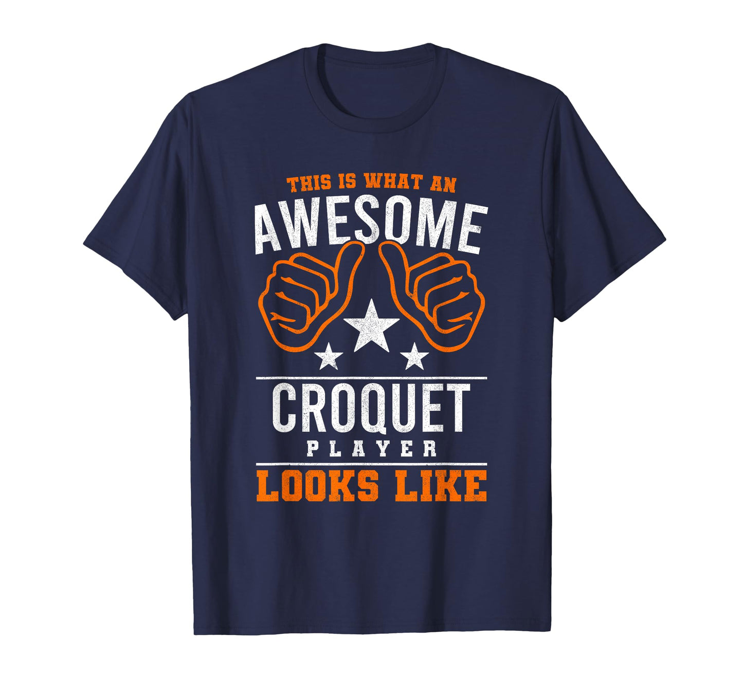 This Is What An Awesome Croquet Player Mallet Lawn Game T-Shirt