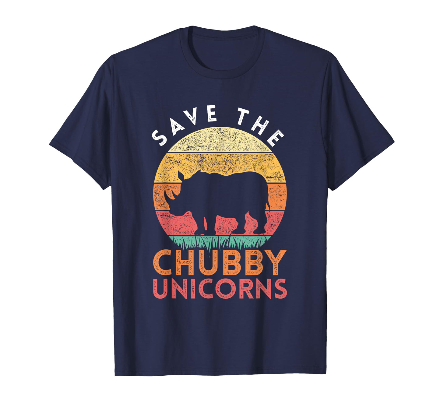 Save The Chubby Unicorns Rhino T-Shirt