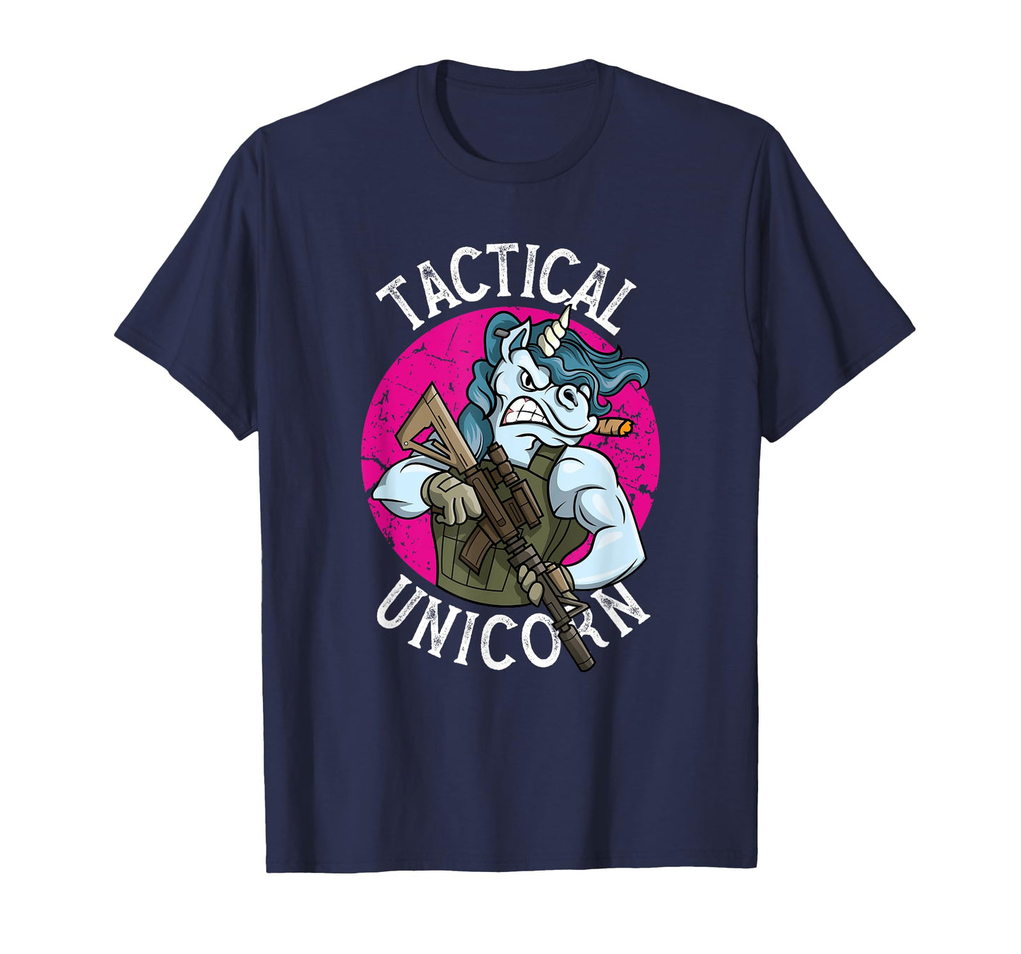 Funny Police Tactical Unicorn for Military Law Enforcement T-Shirt