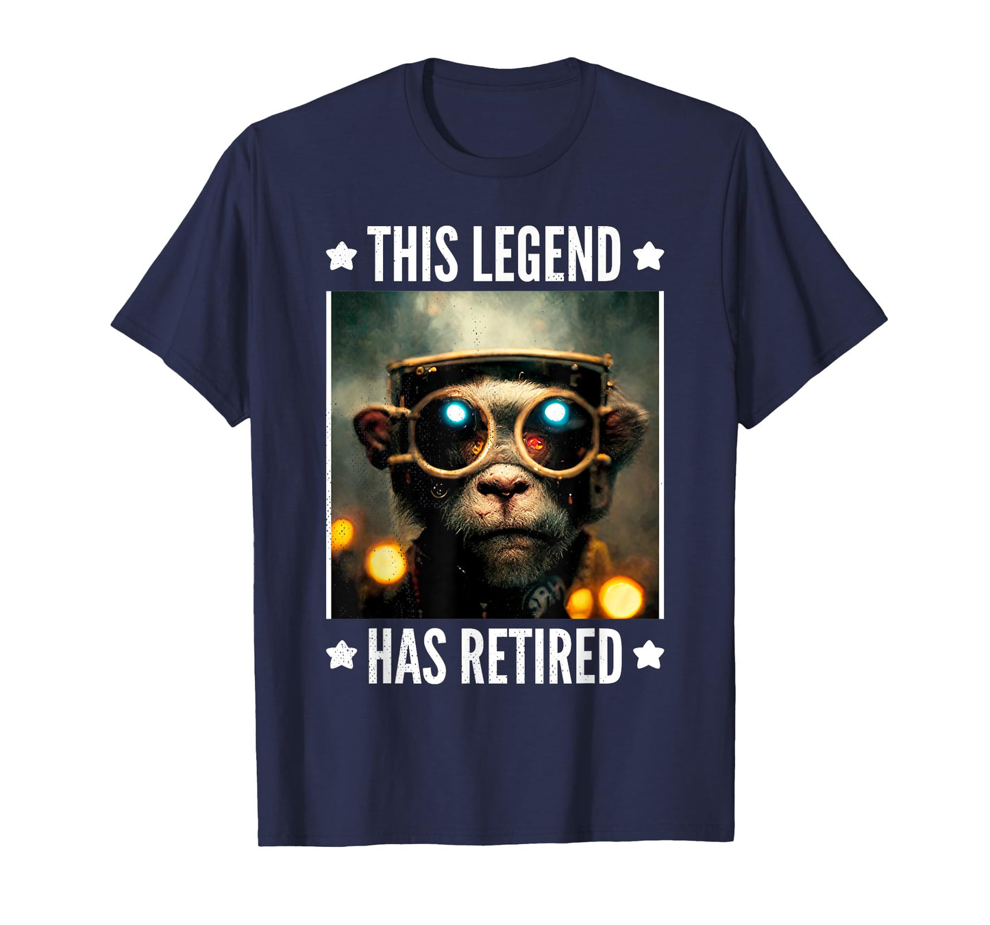 This legend has retired. Cool illustrated monkey. T-Shirt