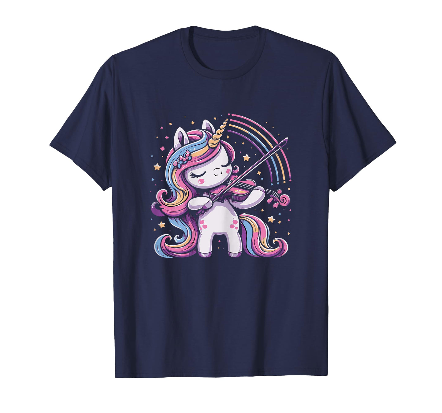 Unicorn Playing Violin Violinist Violin Player T-Shirt