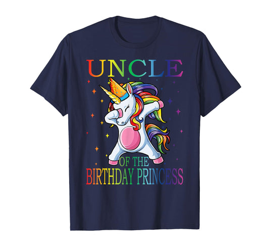 Uncle Of The Birthday Princess Unicorn T-Shirt