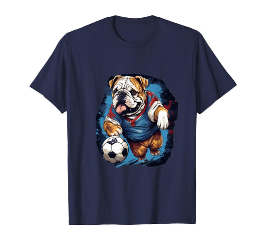 English Bulldog Soccer - English Bulldog T-Shirt