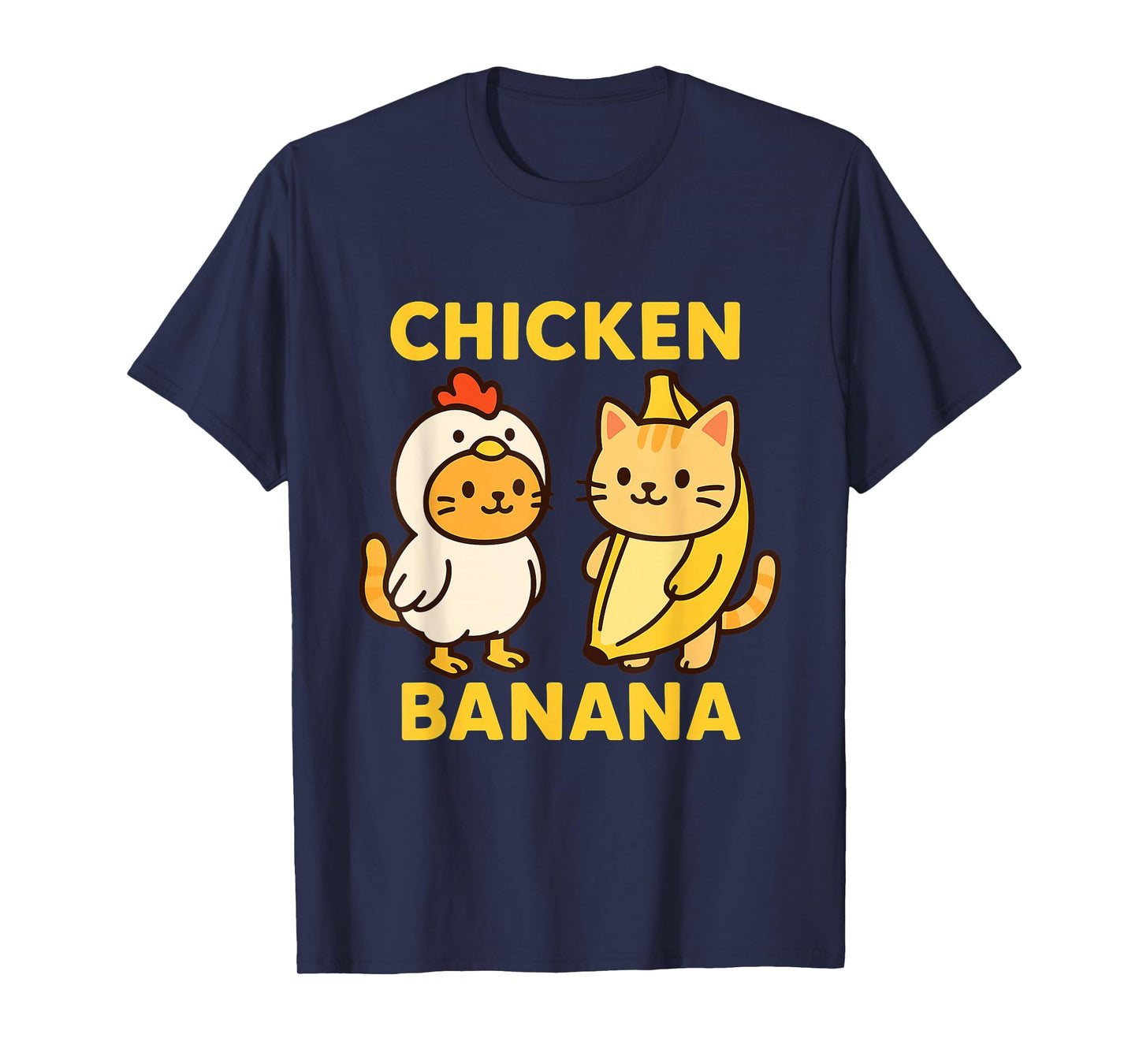Funny Cat Chicken Banana T-Shirt