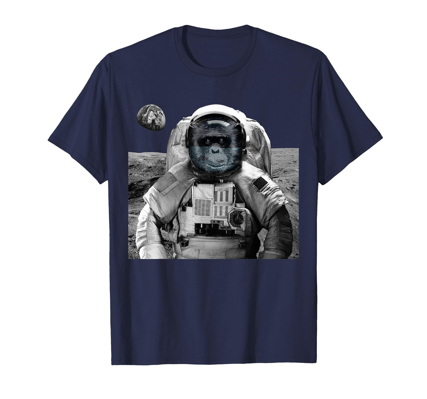 Monkey Astronaut Ape Space Travel Chimpanzee Astronaut T-Shirt