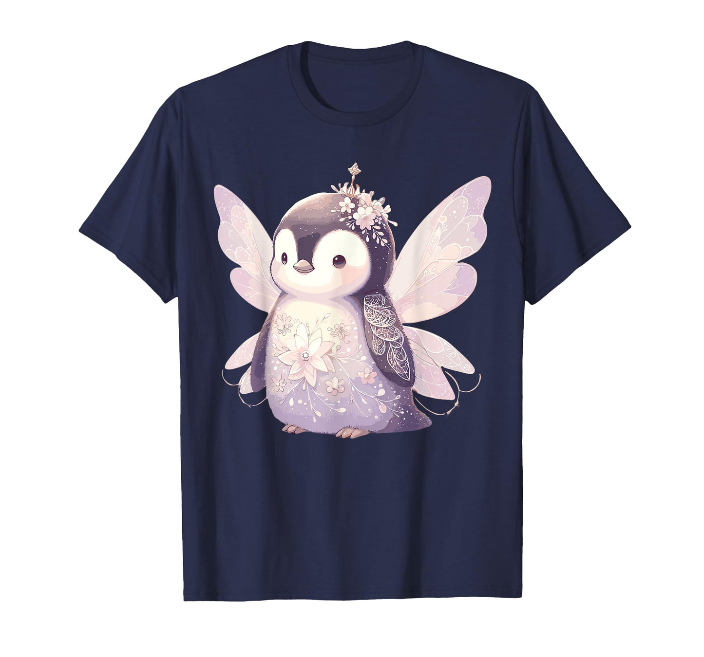 Cute Fairy Fairycore Aesthetic Penguin Lover Apparel Penguin T-Shirt