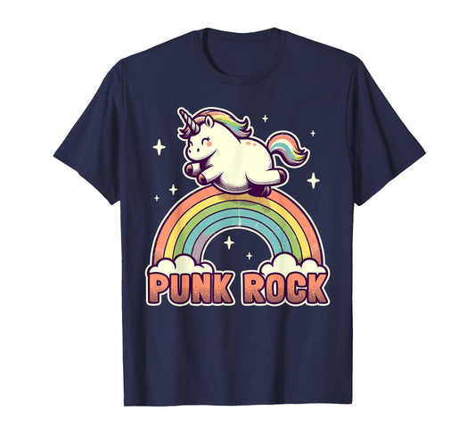 Punk Rock Unicorn I Punk Rock T-Shirt