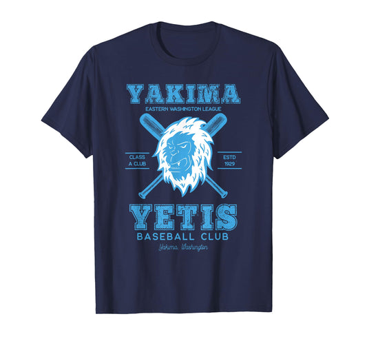 Yakima Yetis Retro Minor League Baseball Team T-Shirt