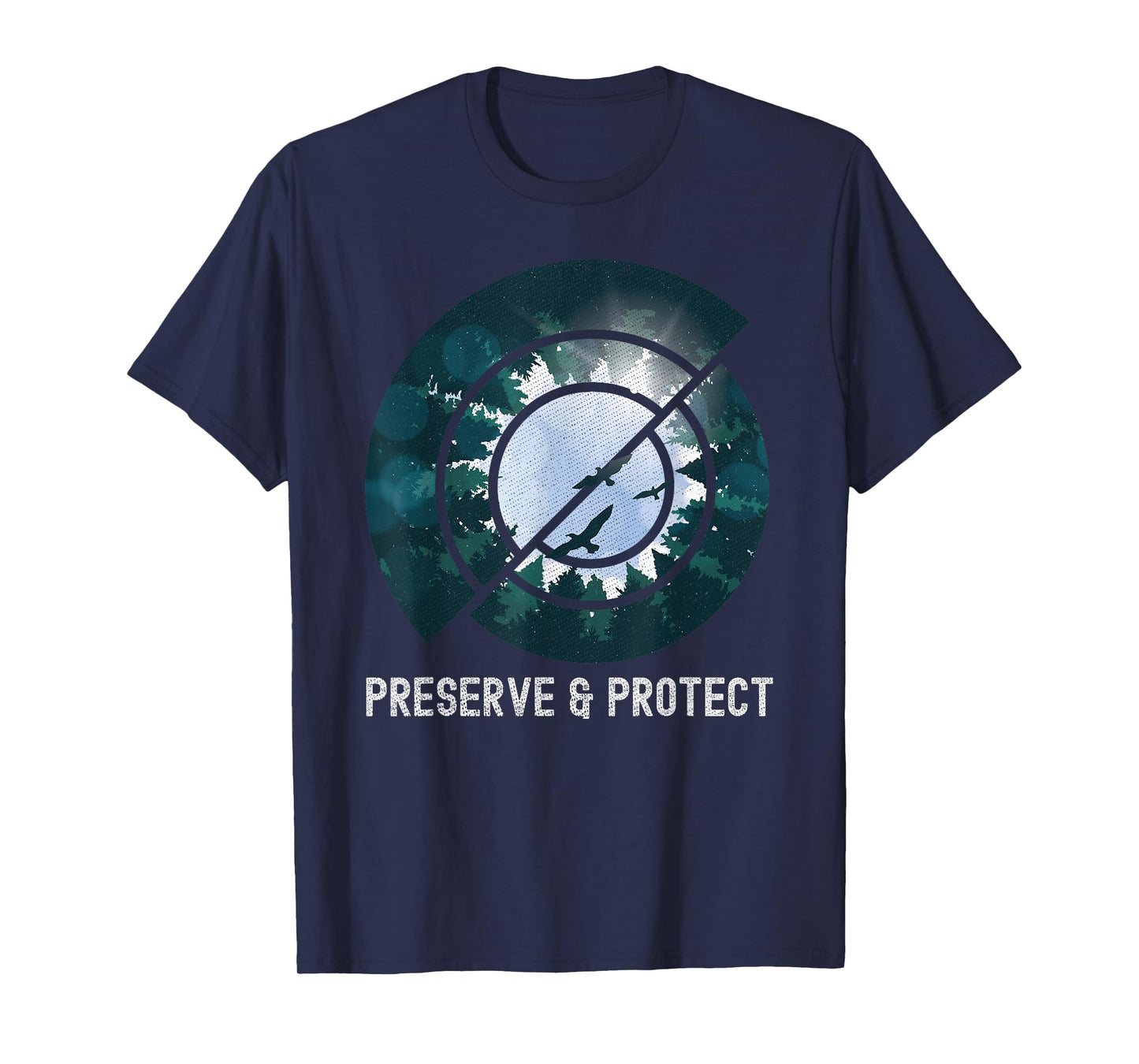 Wildlife Nature Preserve & Protect Bird Forest Conservation T-Shirt