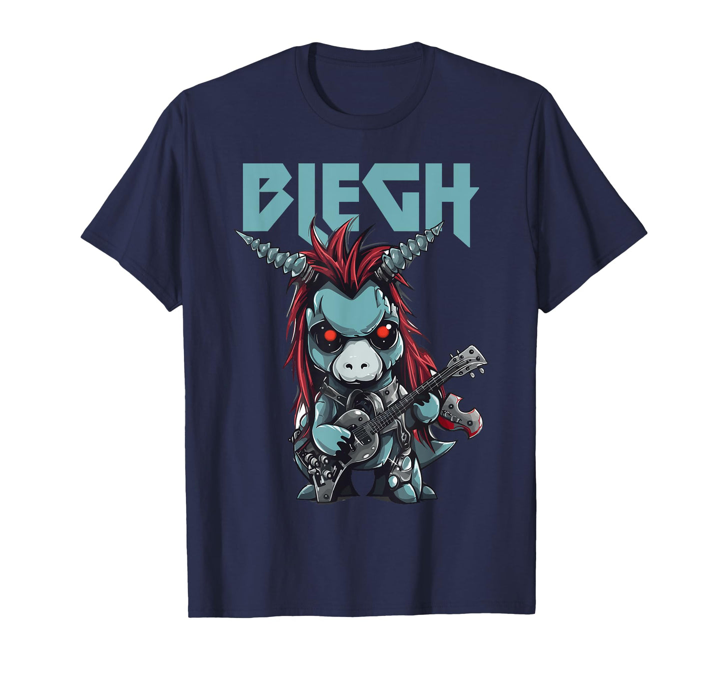 Blegh Heavy Metal Metalcore Unicorn T-Shirt