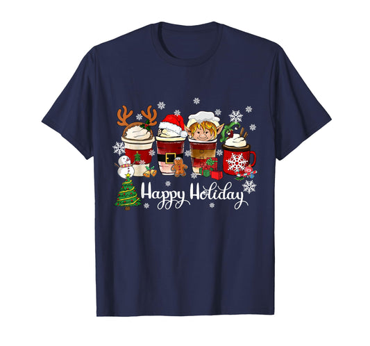 Christmas Coffee Xmas for Coffee Lover Christmas 2025 T-Shirt