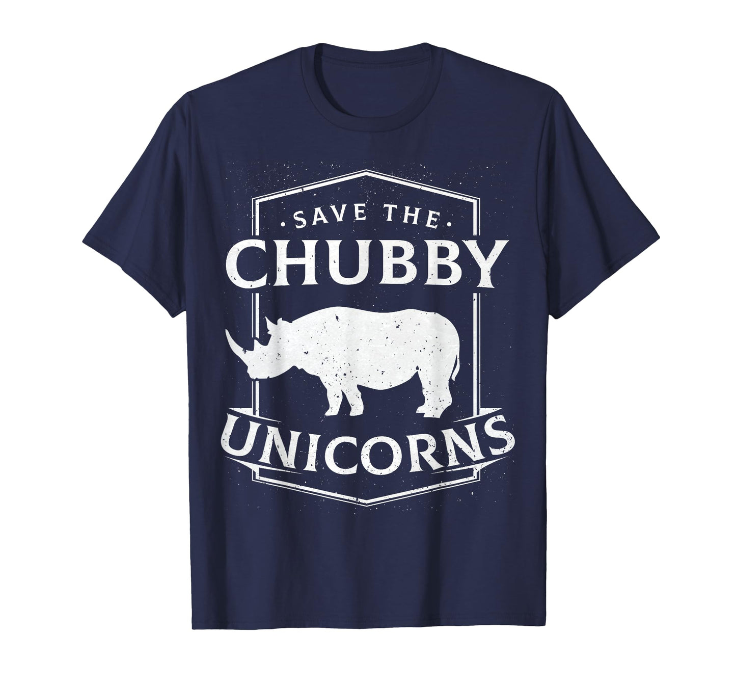 Save The Chubby Unicorns T-Shirt Gift Unicorn Rhino Shirt T-Shirt