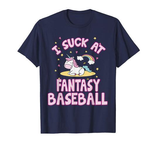 I Suck At Fantasy Baseball Draft Party T-Shirt